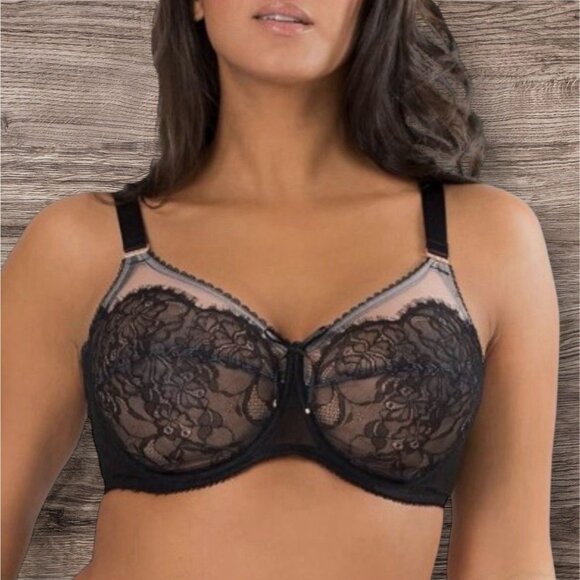 Smart & Sexy Other - Smart & Sexy Women's Full Coverage Unlined Underwire Lace Bra Black 40DD